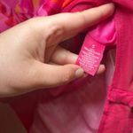 Flying Tomato  Floral Bodysuit Pink Orange Long Sleeve coquette boho Sheer Size S Photo 6