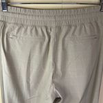 Athleta  Womens‎ Brooklyn Textured Jogger Size 12 Tall Beige Pattered Activewear Photo 5