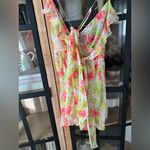 Victoria's Secret Victoria’s Secret Lingerie set babydoll mini dress thong floral chiffon sheer Photo 4