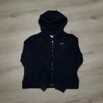 Nike  Dri-FIT Womens Full Zip Hooded Athletic Jacket Swoosh Black Size Large Photo 3