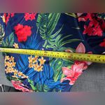 Noblemoon Dress Size XXL Blue Floral Long Sleeve Coverup Sundress Photo 5