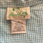 Quacker Factory Quaker Factory Blue and White Checkered Daisy Button Down Shirt Jacket Photo 2