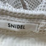 NWT snidel elegant sleeveless irregular waisted hollow shirt dress Size 0 Photo 3