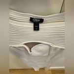 EXPRESS  Body Contour Ribbed Cutout Sweater Bodysuit Photo 4