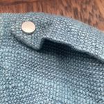 H&M Blue Woven Tweed Biker Jacket Blazer Size 4 Photo 3