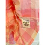 Entro  Pink Gingham Tiered Tank Top Sleeveless Ruffle Summer Casual Cute‎ Photo 4