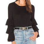 John + Jenn  Nat Tiered Ruffle Sleeve Sweater Photo 0