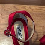 Badgley Mischka  Heels Satin Red Photo 1