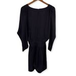French Connection Black V Neck Romper Size 6 Photo 3
