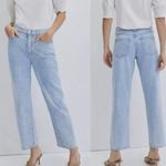 Veronica Beard  Jeans Blake Crop Classic Straight High Rise In Aire Wash Size 30 Photo 1