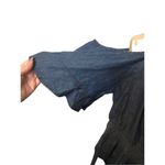 Lane Bryant Blouse Denim Smocked Waist Cold Shoulder jean shirt top size 16 NWT Photo 6