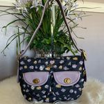 Coach  Hobo Vintage Rose Print Nylon Shoulder Bag Photo 3