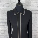 Casual Corner pants dress suit black & white sz 4 Photo 9