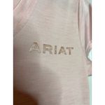 Ariat Medium Pink Laguna Performance Graphic V Neck Tee Photo 4
