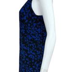 ALC Frank A.L.C. Blue 100% Silk Abstract Print Halter Dress Photo 1