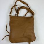 Linea Pelle Tan Cross Body Zipper Purse C9 Tan Photo 3