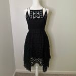 Free People  Just Like Honey black lace sleeveless mini dress size 0 Photo 3