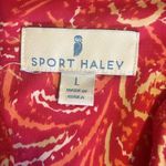 Sport Haley Women’s Cancan Sleeveless Print Golf Top Shirt Large Pink Photo 3