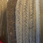 Vintage Havana with Red crochet uppers, slide on, S84 Size 6.5 Photo 5