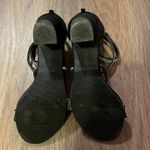 Black high heels with silver rhinestone straps #glamour #partyshoes Size 7.5 Photo 3