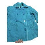 Gap  Womens S Pea Coat Jacket Corduroy Turquoise
Aqua Teal Bright Peacoat
Retro S Photo 5