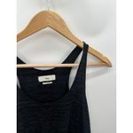 Aritzia TNA Black Gray Cut Off Racerback Tank Top Shirt Cotton Blend Women Size Small Photo 2