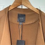 Lysse Lyssé Lianna Crepe Jacket Women's Size L Camel Blazer Open Front w/ Pockets NWT Photo 7