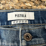 Pistola Charlie High Rise Zip Leg Jeans Women’s 27 Distressed Crop Fray Hem Photo 6