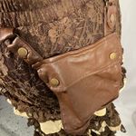 Spirit Halloween  Steampunk‎ Costume Skirt Vest Mask Adult M/L Brown Gothic Gears Photo 12