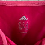 Adidas  Climalite Hot Pink Athletic Top Tank Golf Tennis Preppy Sports Large Photo 2