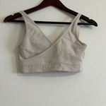 Kindred Bravely Cream Stone Wireless Crossover Nursing Bra Medium Photo 2