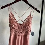 Free People ✨SALE Rose Pink Adella Slip Mini Dress Size S NWT Photo 9