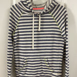 Billabong  Navy and White Striped Women's Hoodie Photo 0