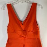 HD in Paris Anthropologie  Orange Ardmore Textured Knit Dress Size-4. Photo 4