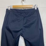 Incotex Navy Blue Women’s Cropped High Low Hem Skinny Dress Pants Size 44 Photo 7