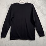 Quacker Factory Christmas Sweater XS Sequin Tree Black Holiday Party Sparkle Photo 2