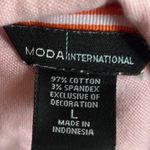 Moda International Polo Tank Top Pink Size L Photo 4