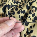 J.Crew Dress Sz 8 Long Sleeve Leopard Animal Print Safari Safari Chic Boho Fall Photo 15