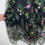 Sam Edelman  Women's Botanical Garden Semi Sheer Midi Dress Sz 14 Photo 3