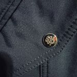 Jessica Simpson Women Navy Blue Softshell Hooded Rain Coat Cozy Jacket M Photo 3