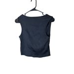 Cider  Black Ruched Tank Top Photo 3