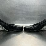 Aerosoles  Plum Tree Black Leather Wedge Pumps - Size 8 1/2 - GUC Photo 3