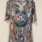 Alberto Makali  Horse Embellished Top Size Large EUC Photo 1