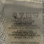 Calvin Klein Light blue silver metallic shimmer lightweight sweater Size XL EUC Photo 9