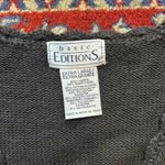 Vintage Women’s Size XL Basic Editions Halloween Fall Sweater Vest Photo 1
