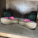 kim rogers  Pink Sandals with Shiny Straps and Cushioned Sole Photo 1