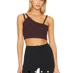 Nike NWT lavender strappy asymmetrical bra top / crop XL everyday modern Photo 3