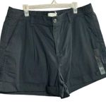 FREE ASSEMBLY Women’s Black Cuffed Pleated Shorts Size 20 New With Tags Photo 0