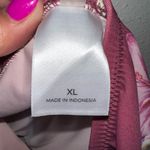 Shade & Shore Floral One Piece - Burgundy and Blue Photo 3