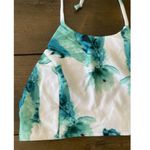 L’atiste By Amy Green Floral Crop Top Halter Tie Festival Medium Photo 1